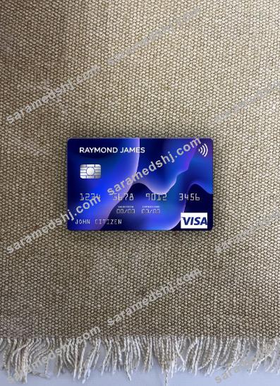 USA Raymond James Financial Bank visa card photolook front